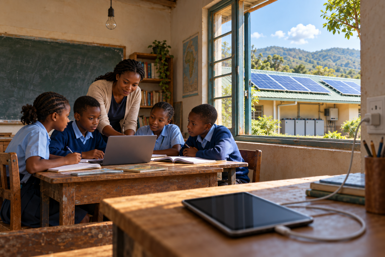 No Electricity, No Digital Education, No AI